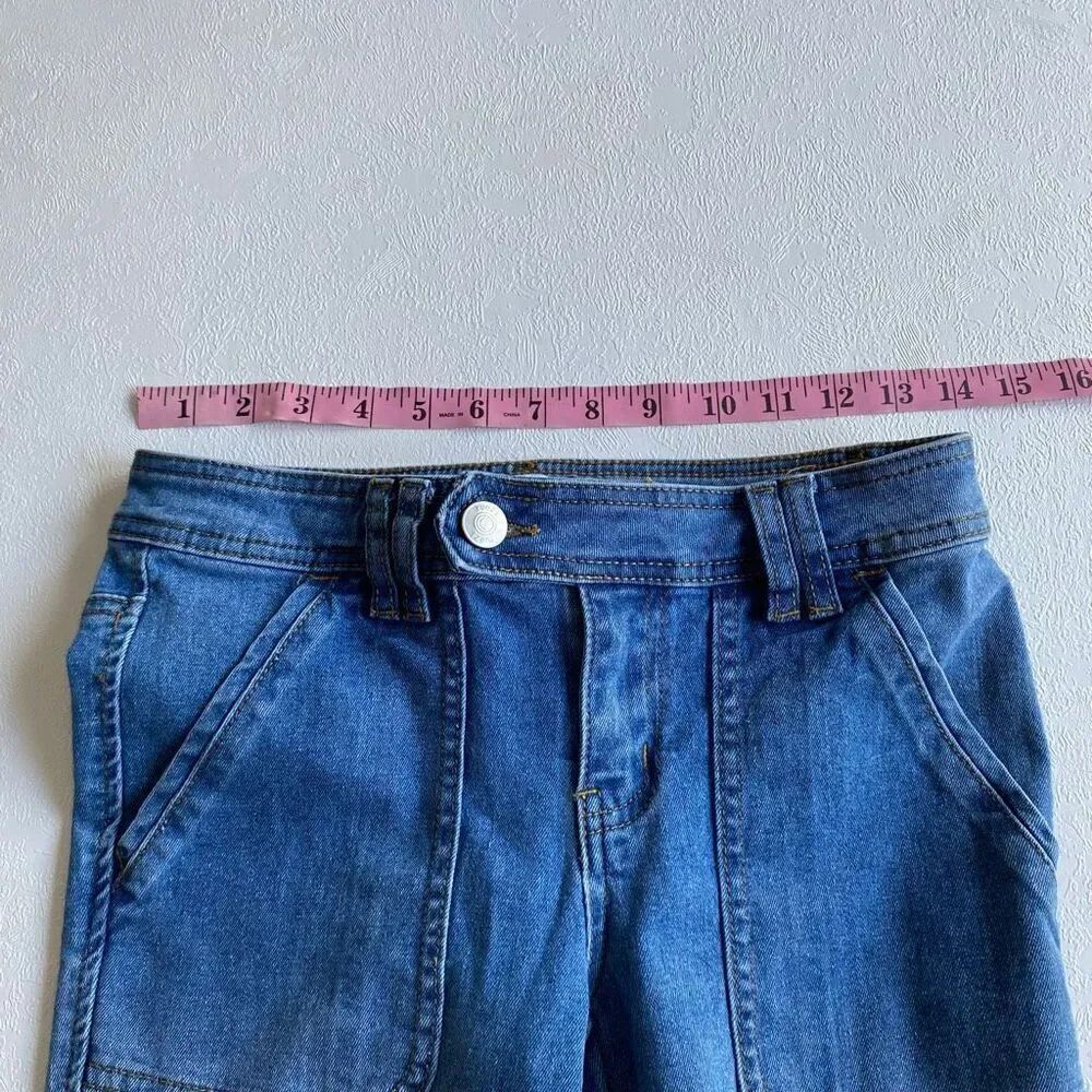 PacSun High Rise Jegging Jeans Size 28 Distressed Skinny Stretch Blue Denim - Picture 4 of 9